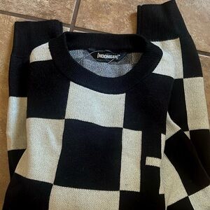 Final Lap Jacquard Sweater